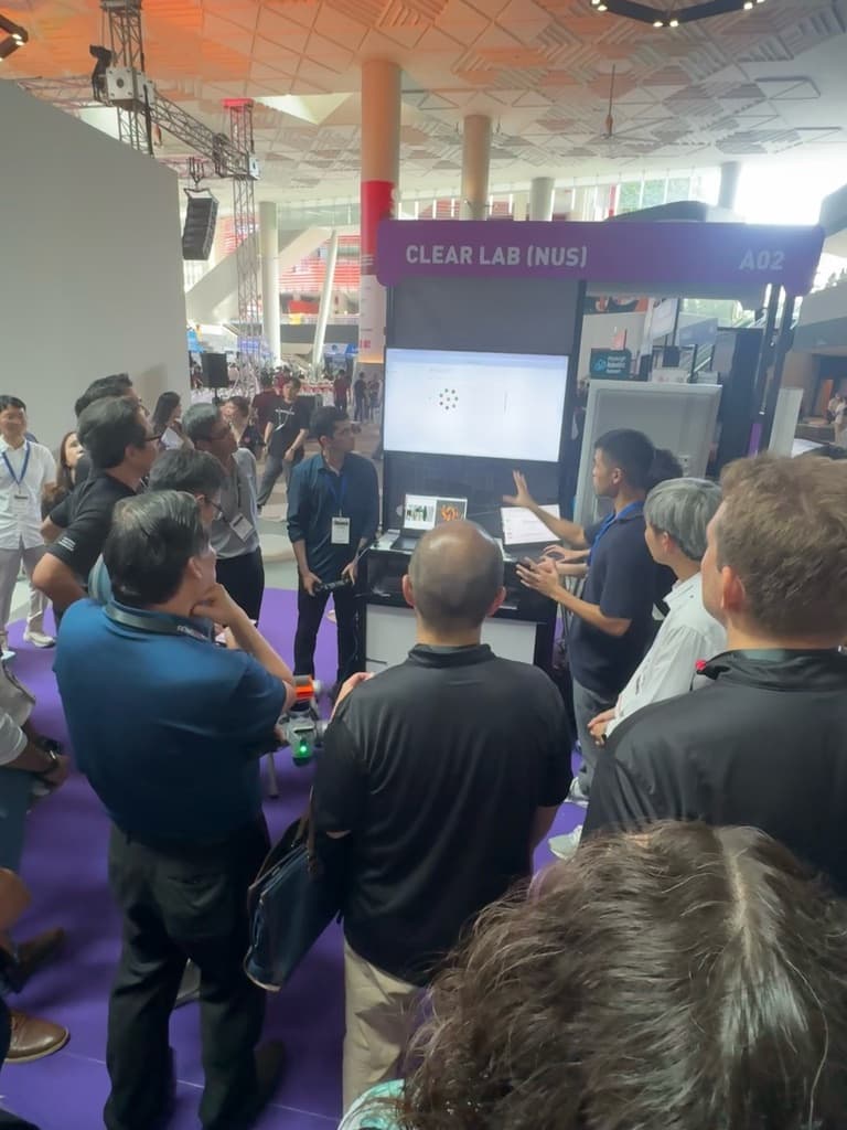 Live robot navigation demo