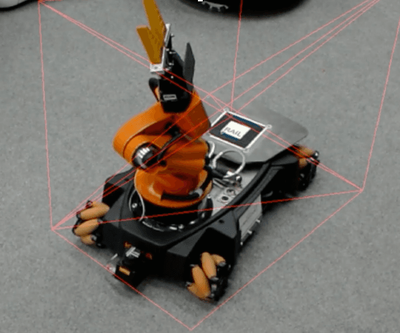 A 3D-Deep-Learning-based Augmented Reality Calibration Method for Robotic Environments